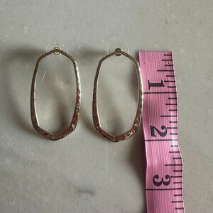Kendra Scott large gold earrings